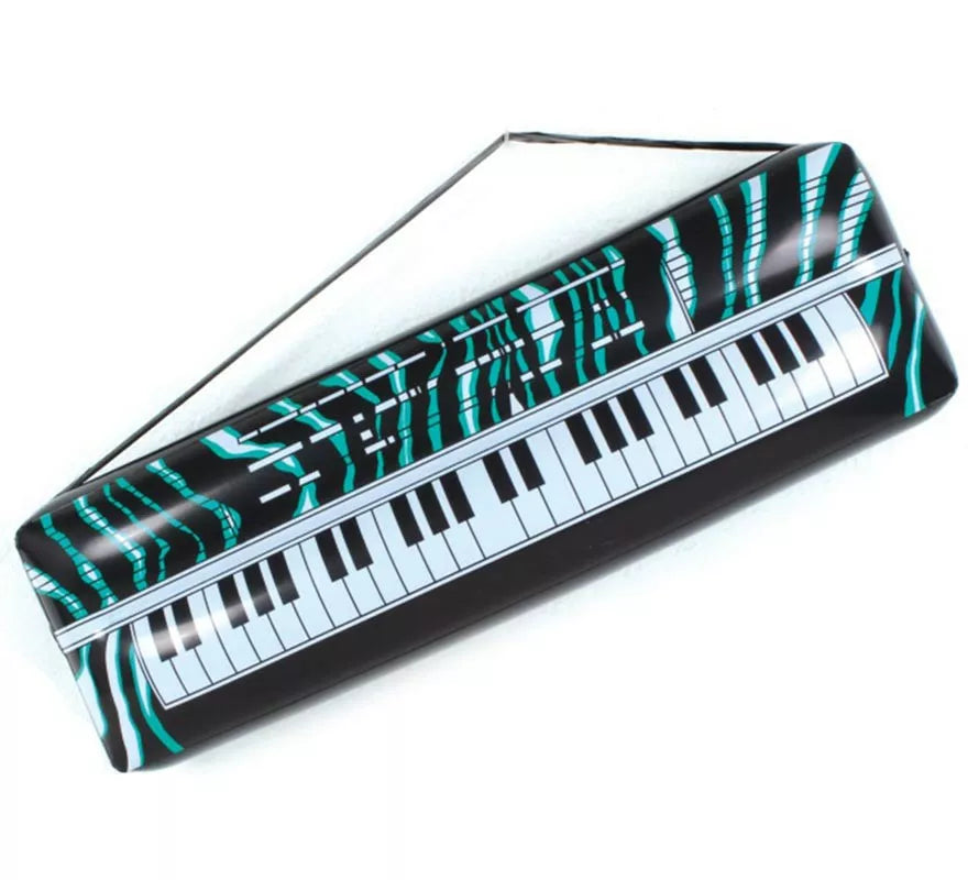 Translation missing: es.Teclado Hinchable negro y azul de 70 cm