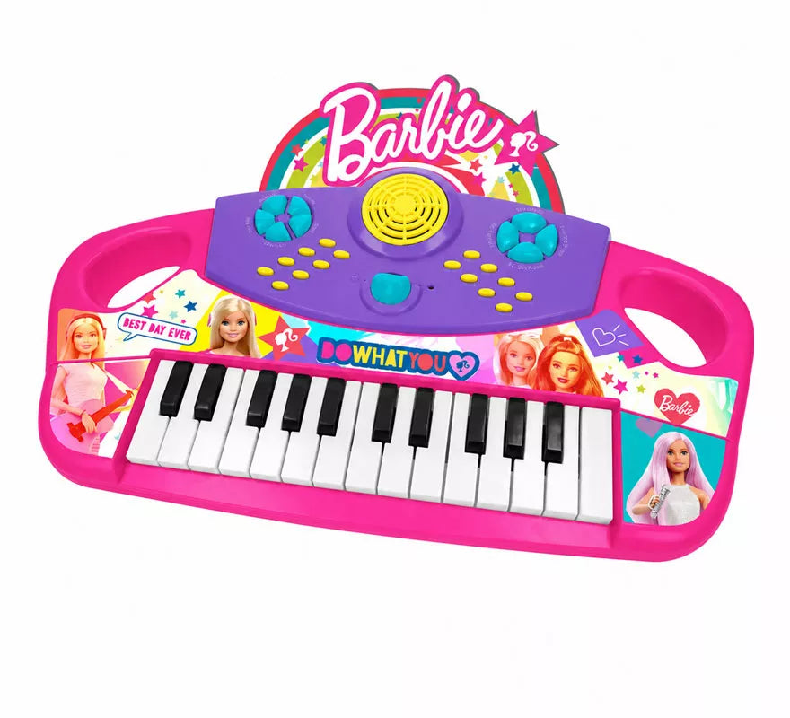 Translation missing: es.Teclado Musical Electrónico Barbie de 24 Teclas