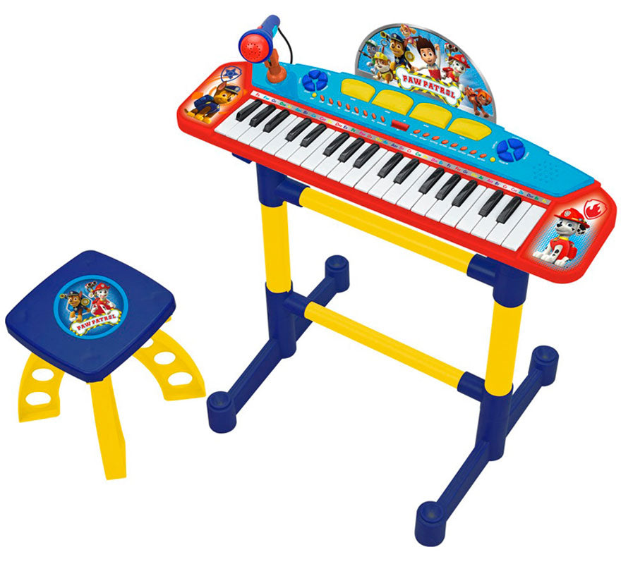 Translation missing: es.Teclado Musical Paw Patrol con Pie y Banqueta