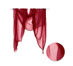 Tela roja oscura de 75x300 cm