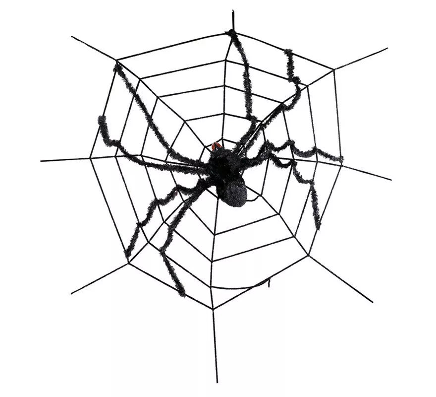 Translation missing: es.Telaraña con Araña Gigante de 180X180 cm