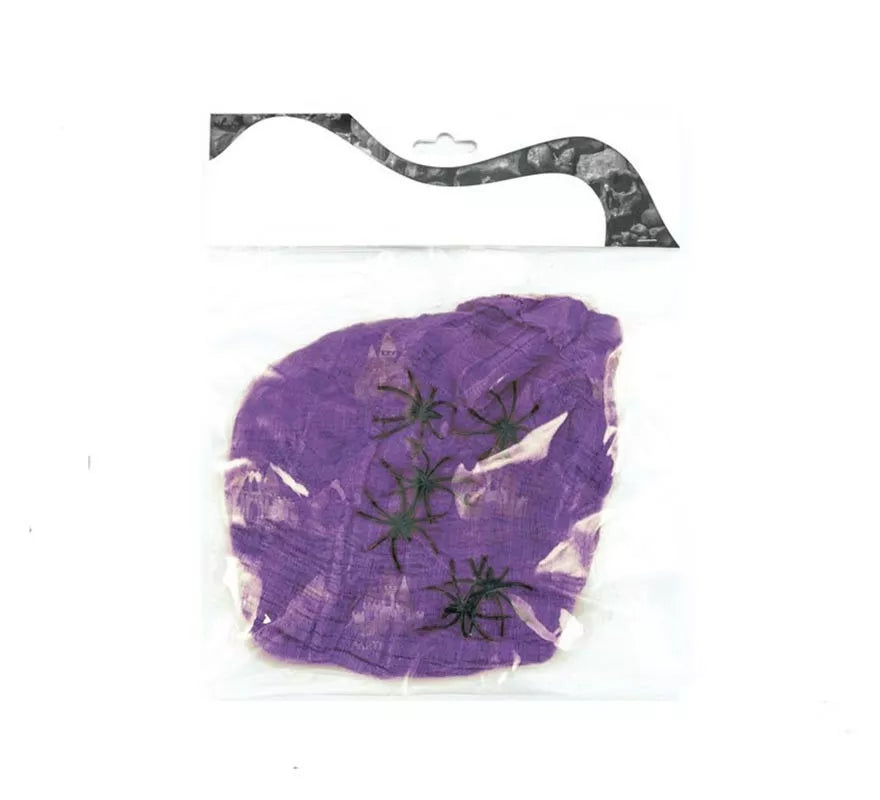 Telaraña con arañas de 100 g en varios colores