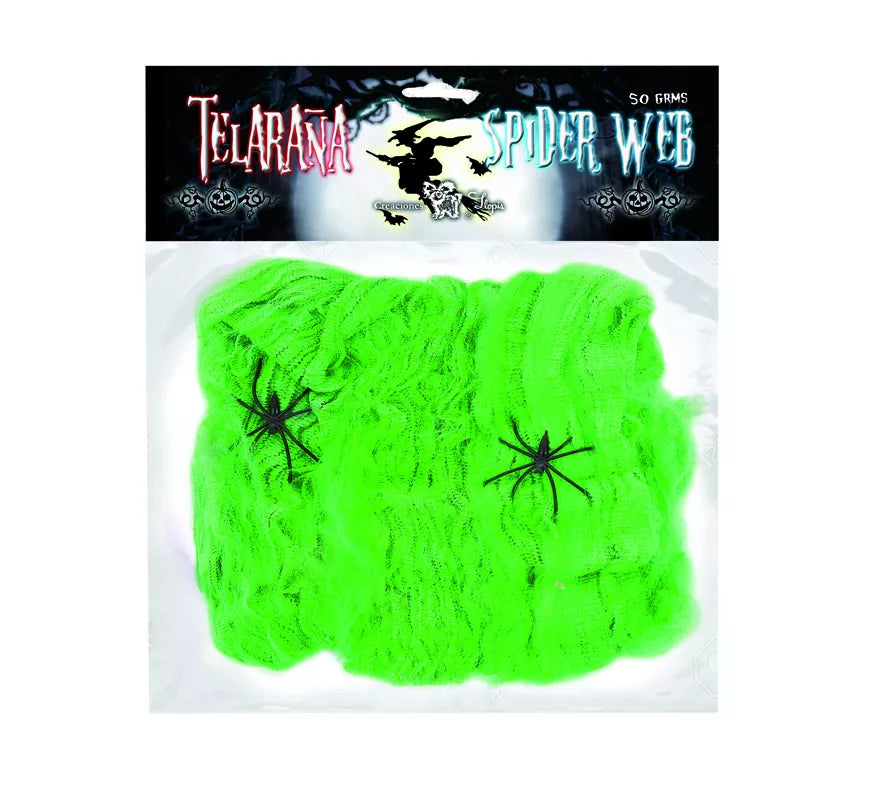 Translation missing: es.Telaraña de 20 gr con 2 Arañas de colores surtidos