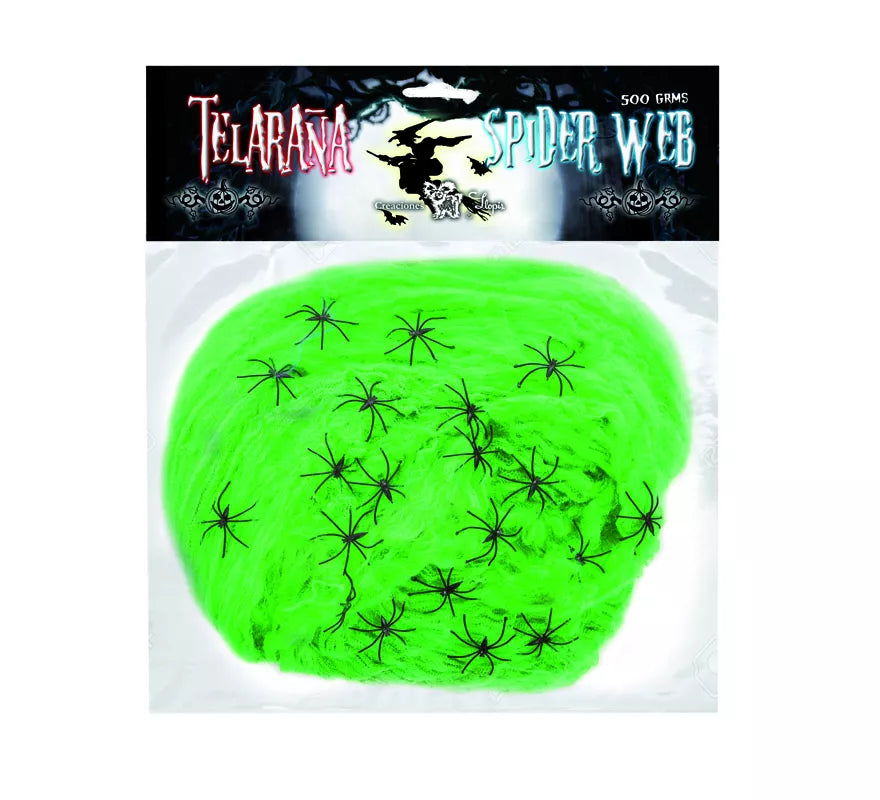 Translation missing: es.Telaraña de 500 gr con 20 Arañas de colores surtidos