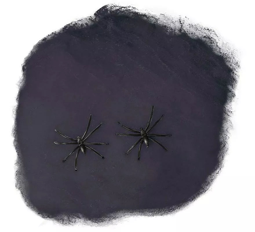 Translation missing: es.Telaraña negra de 60 gr. para decoración Halloween
