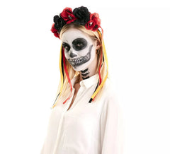 Tiara con Rosas del Día de los Muertos