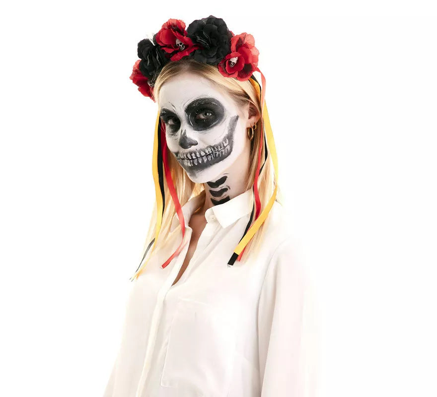 Translation missing: es.Tiara con Rosas del Día de los Muertos