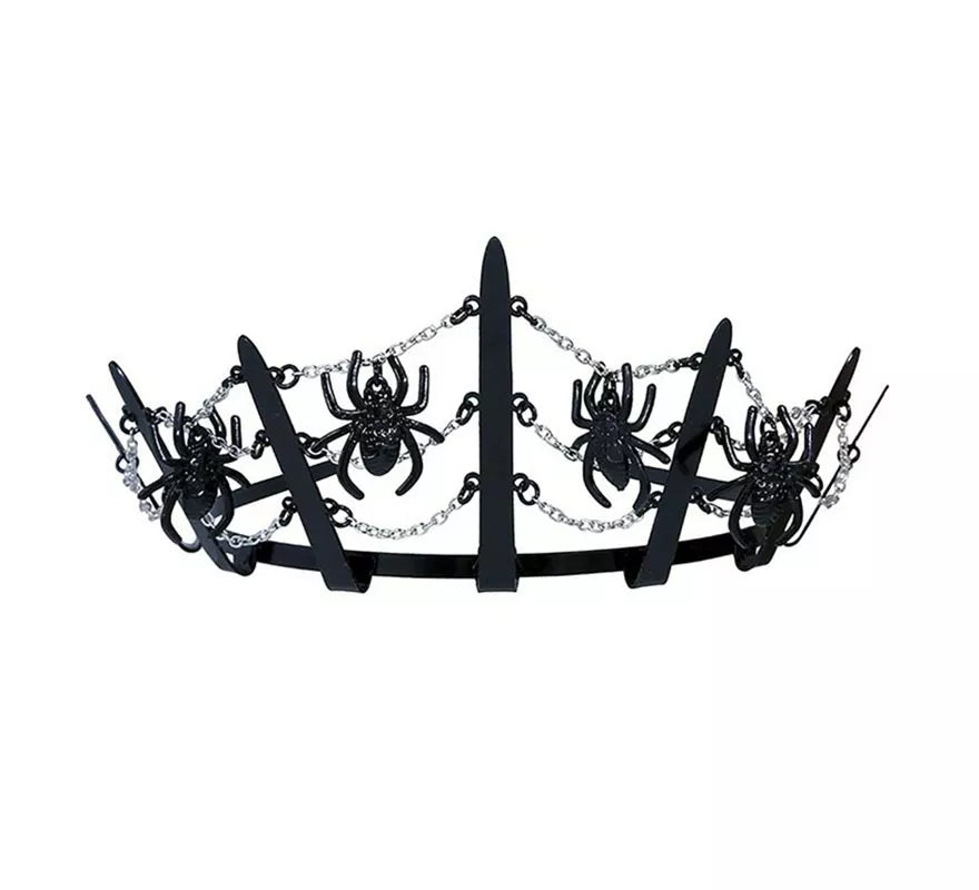Translation missing: es.Tiara Metálica de Arañas negras
