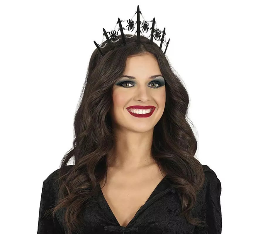 Translation missing: es.Tiara Metálica de Arañas negras