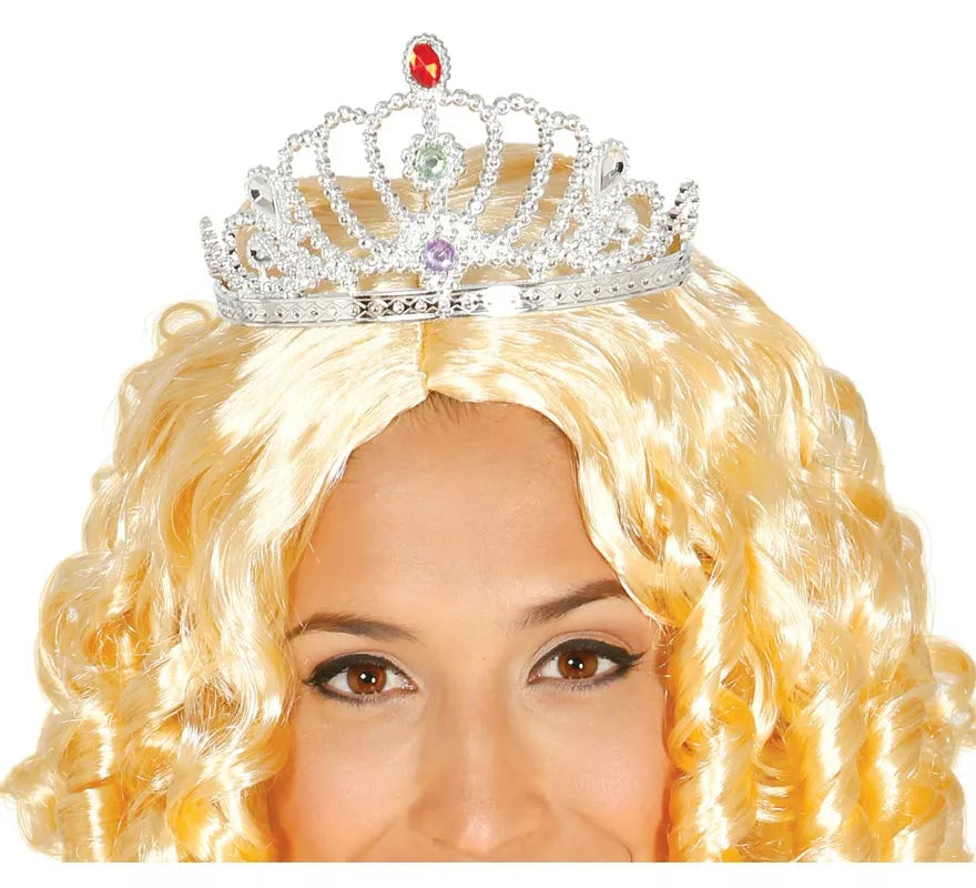 Translation missing: es.Tiara o Diadema de Princesa de color plata
