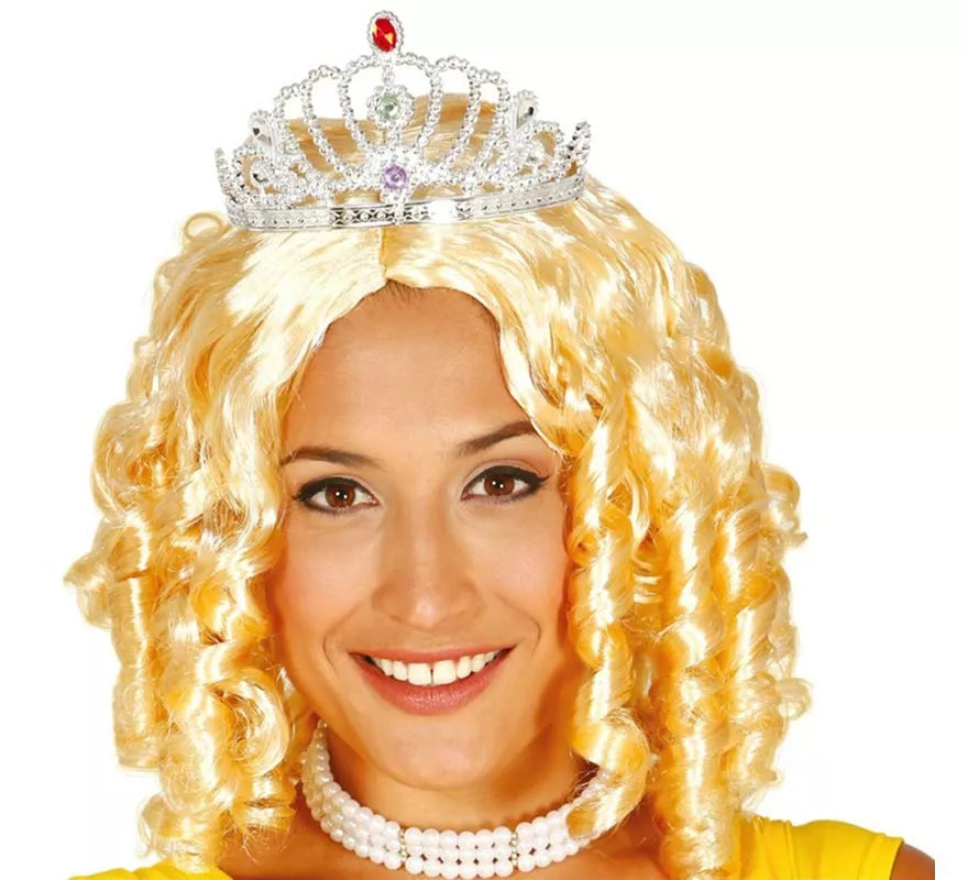 Translation missing: es.Tiara o Diadema de Princesa de color plata
