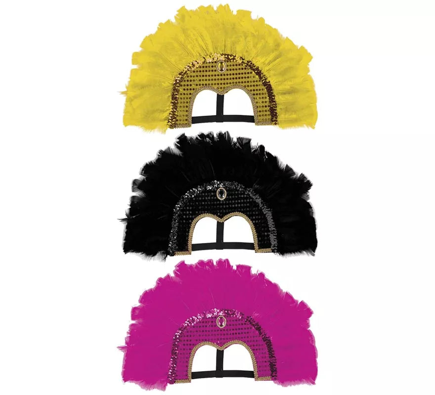 Translation missing: es.Tocado de Plumas en varios colores