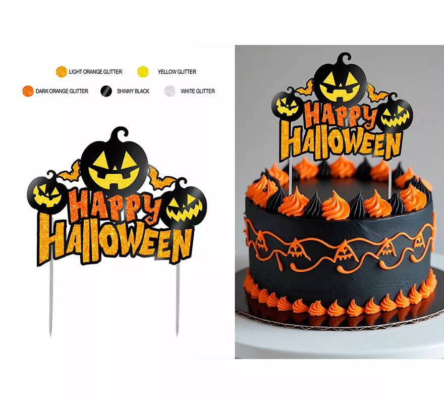 Translation missing: es.Topper de Calabazas para tarta de 16x24 cm