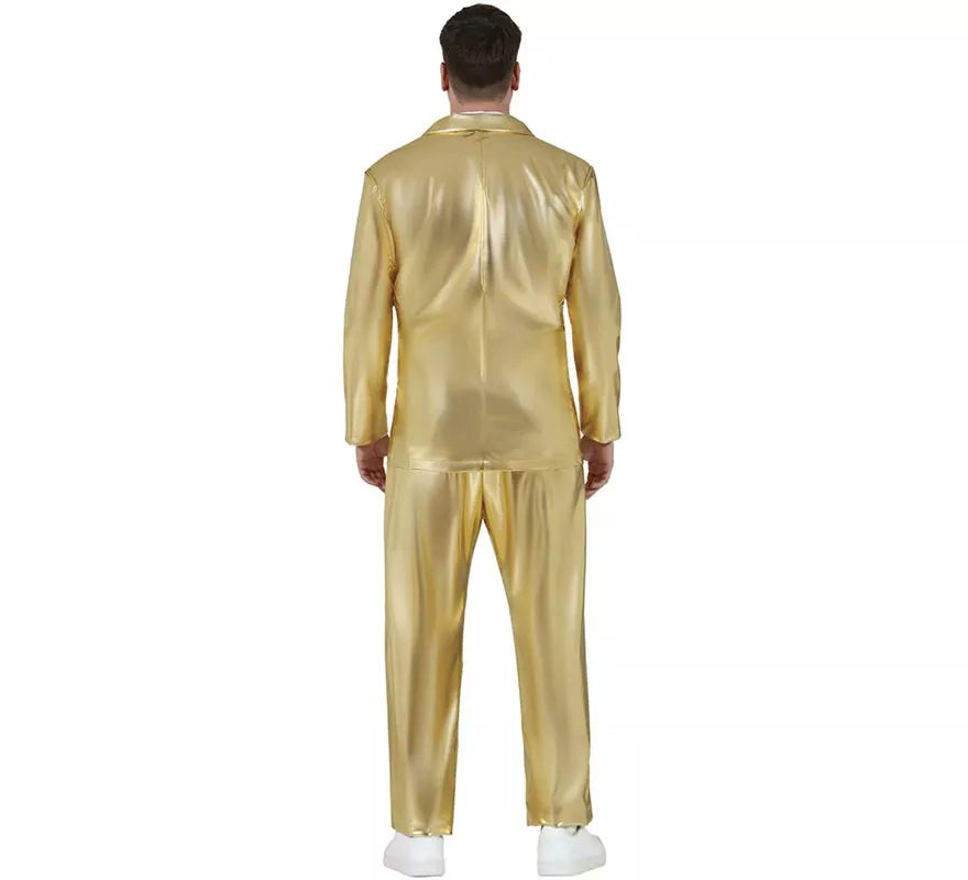 Translation missing: es.Traje Divertido dorado para hombre