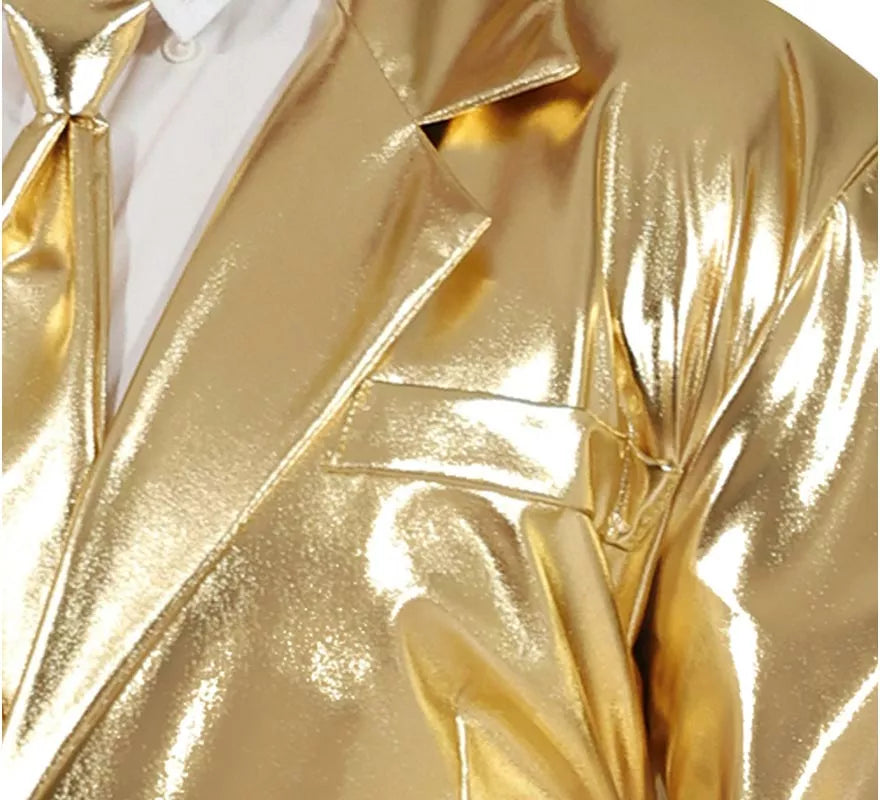 Translation missing: es.Traje Divertido dorado para hombre