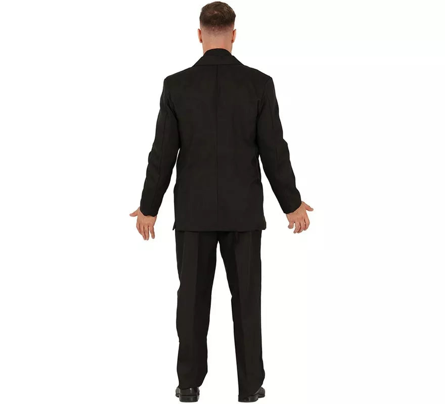 Translation missing: es.Traje Divertido negro mate para hombre