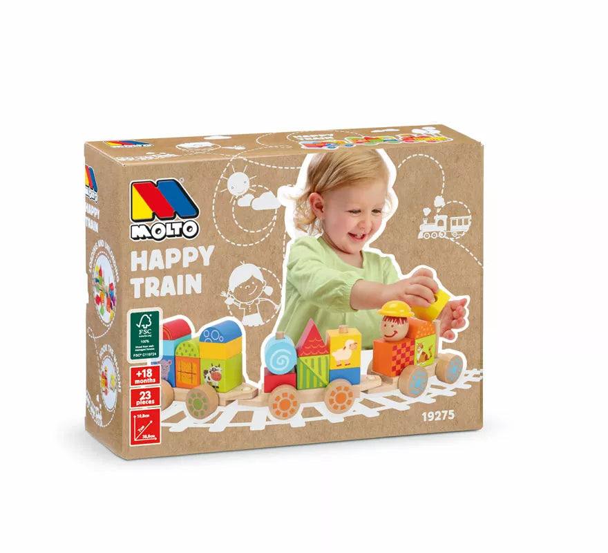 Tren de madera infantil