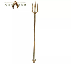 Tridente de Aquaman Dorado desmontable de 120 cm