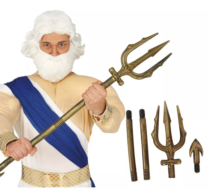 Translation missing: es.Tridente de Neptuno Color Oro de 94 cm