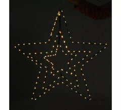Triple Estrella Metálica 142 Led