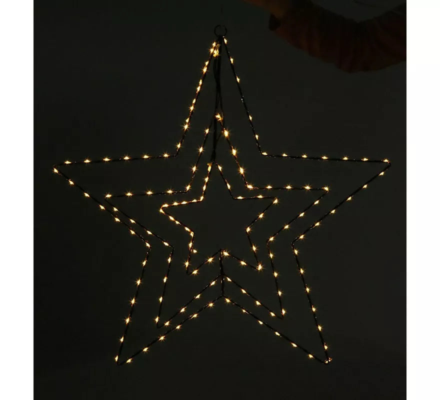 Translation missing: es.Triple Estrella Metálica 142 Led