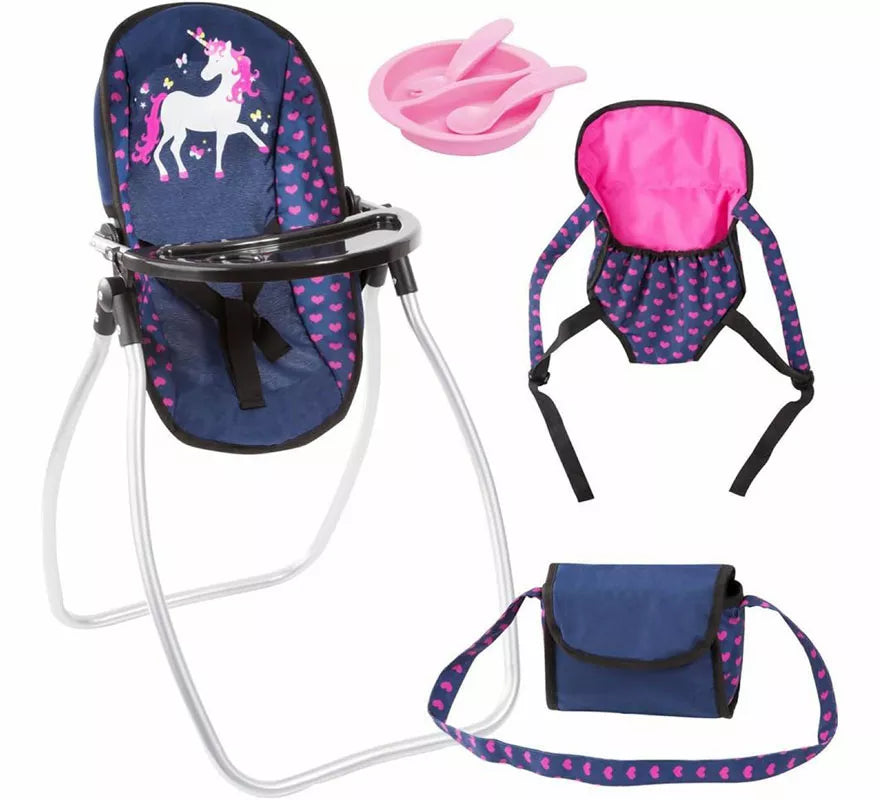 Translation missing: es.Trona y Accesorios para Muñecas de Unicornio