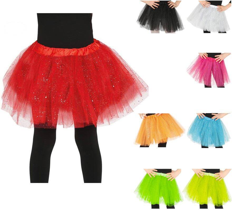 Translation missing: es.Tutú con Brillantes en varios colores para niña