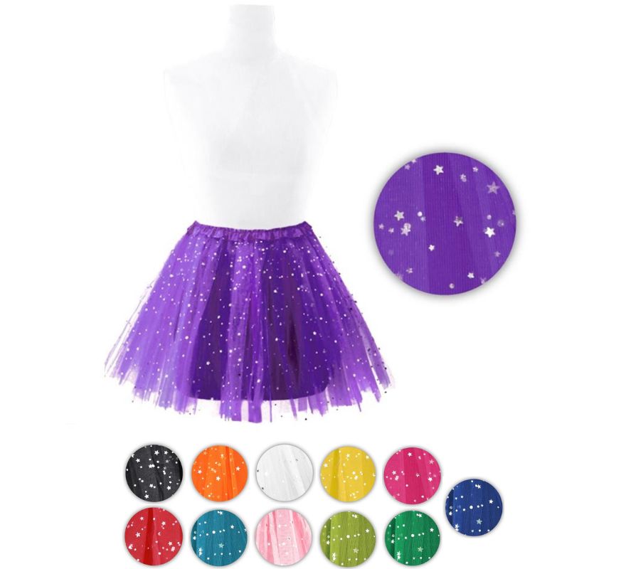 Translation missing: es.Tutú estrellas de 30 cm infantil en varios colores