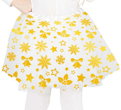 Tutú Estrellas doradas infantil de 30 cm