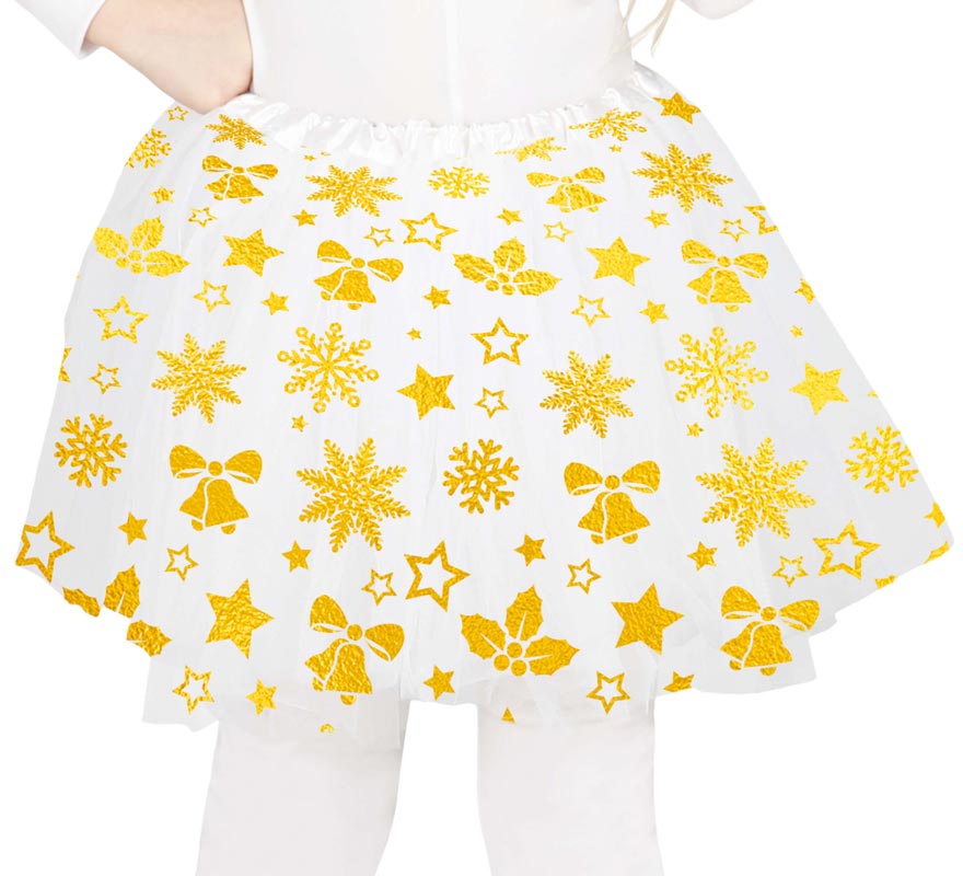 Translation missing: es.Tutú Estrellas doradas infantil de 30 cm