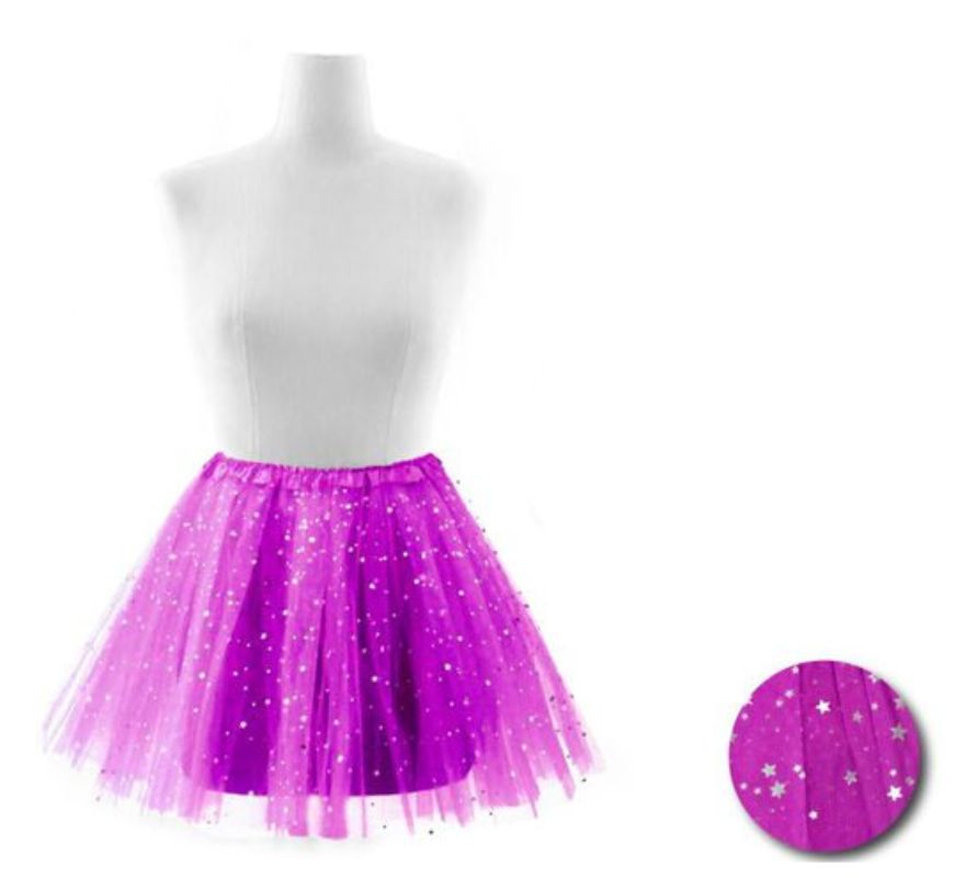 Translation missing: es.Tutú Estrellas en varios colores para mujer de 40 cm