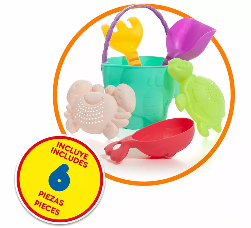 Vagón de Playa con Accesorios