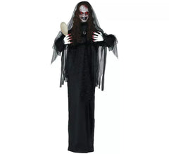 Vampira con Luz de Sonido y Movimiento de 170 cm