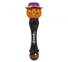 Varita Calabaza Pompas con Luz y Sonido de 32 cm