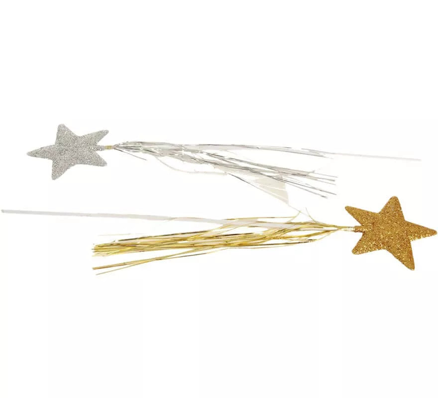 Varita con Estrella en colores surtidos 50 cm