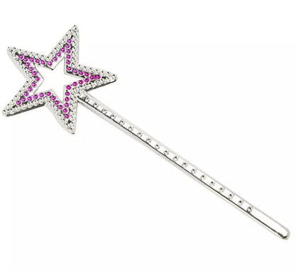 Varita pequeña con Estrella Rosa de 23 cm
