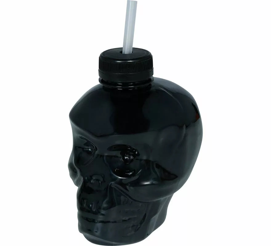 Translation missing: es.Vaso Calavera con Pajita de 14 cm