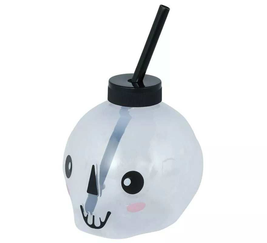 Translation missing: es.Vaso con Pajita Calavera con iluminación LED de 17 cm