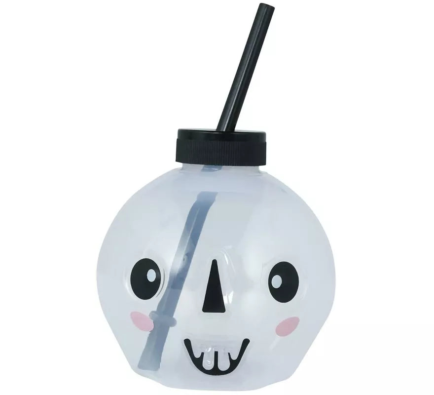 Translation missing: es.Vaso con Pajita Calavera con iluminación LED de 17 cm
