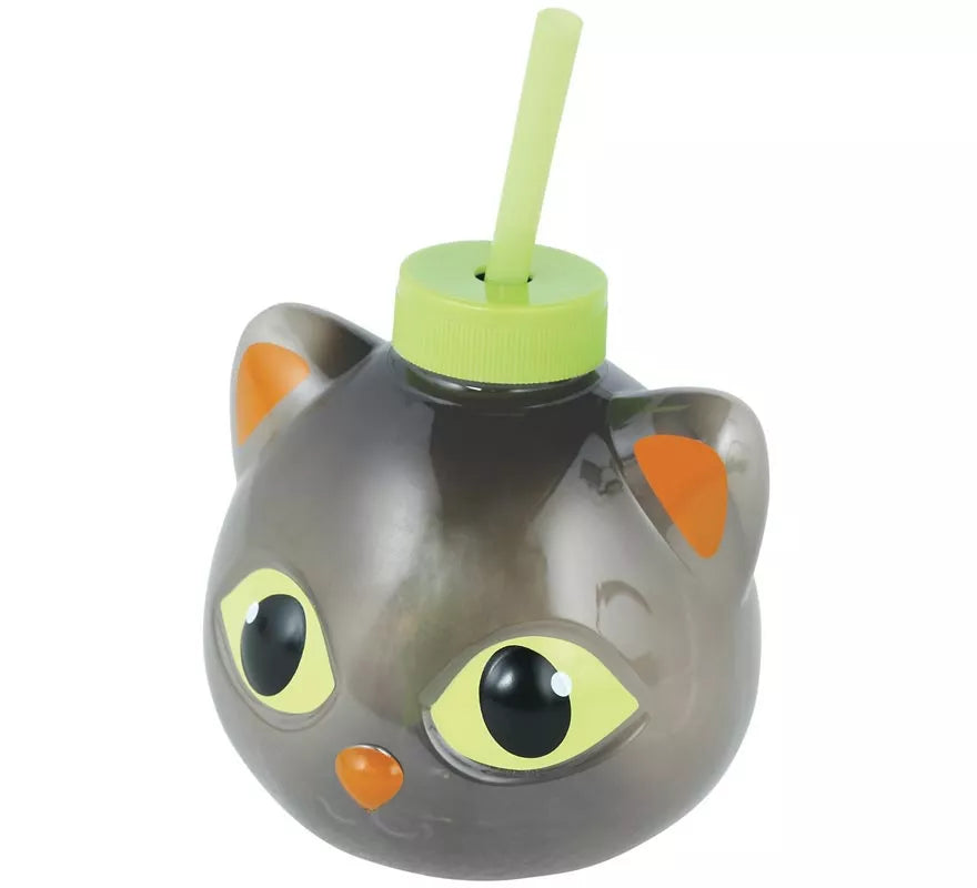 Translation missing: es.Vaso con Pajita Gato con iluminación LED de 17 cm