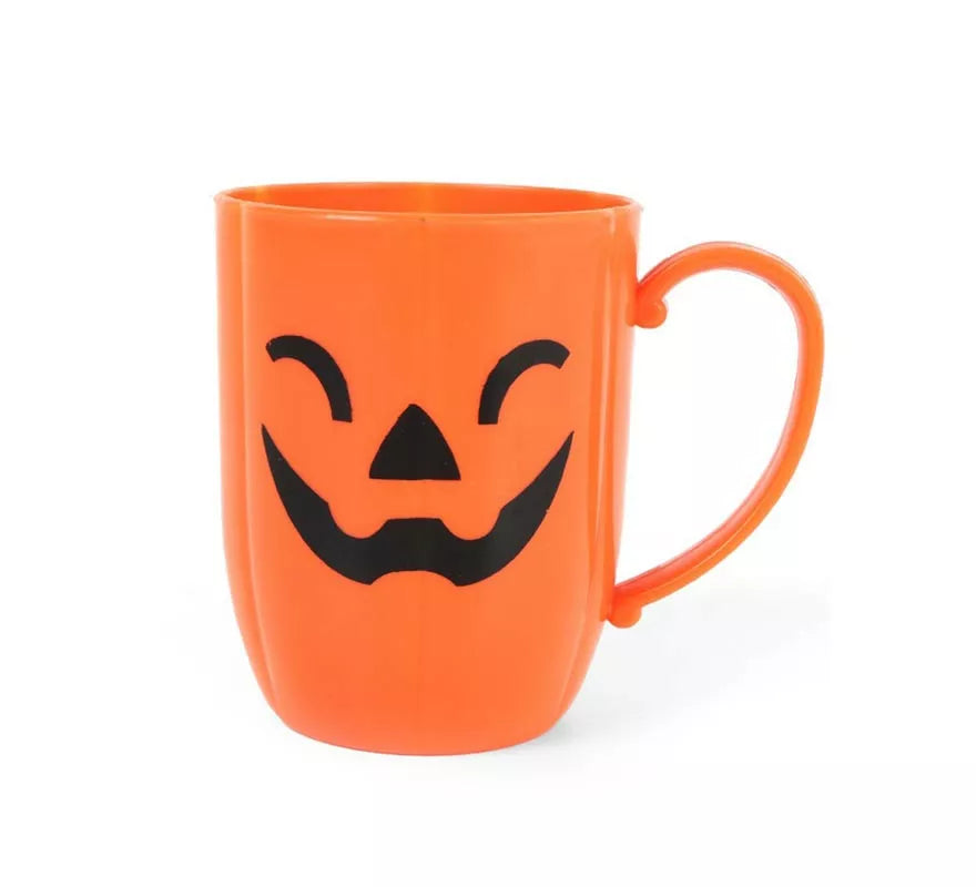Translation missing: es.Vaso de Calabaza feliz con asa de 8,5X12,5X10,5 cm