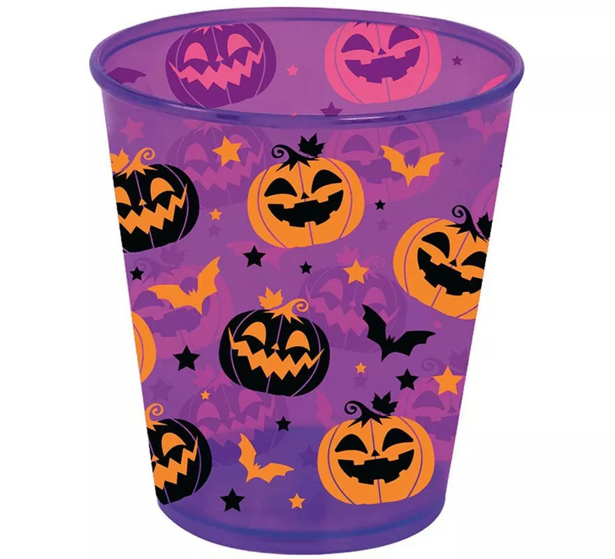 Translation missing: es.Vaso Halloween lila 10 cm