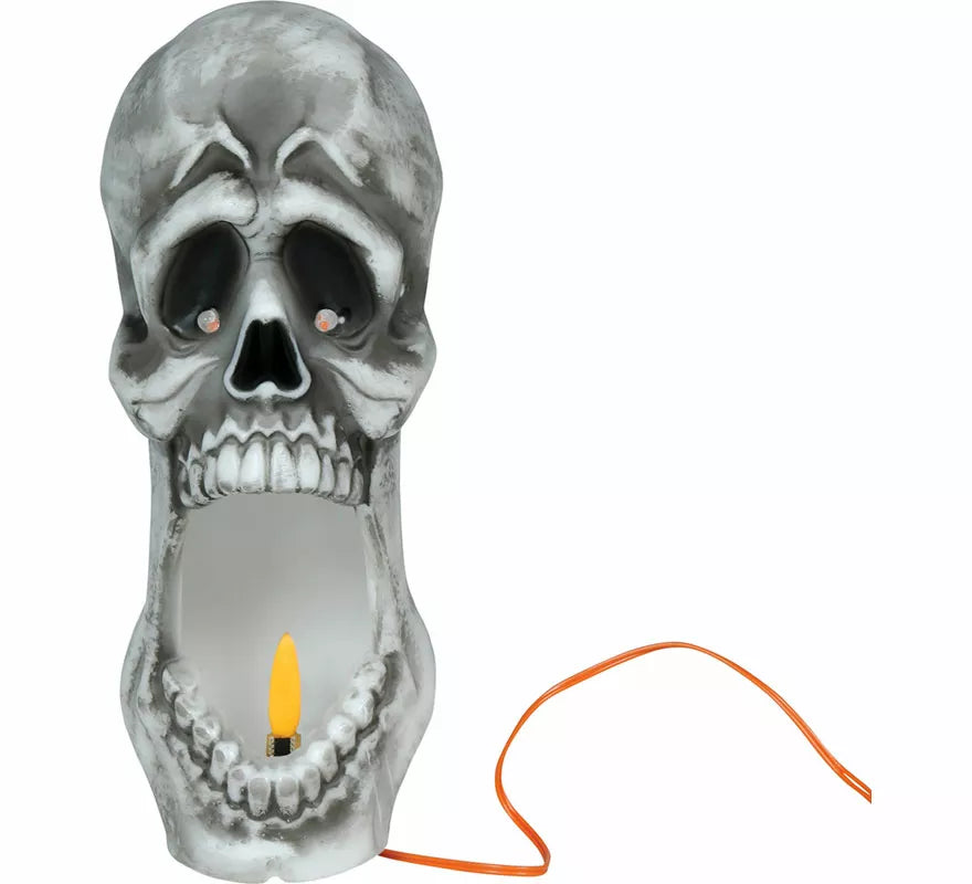 Translation missing: es.Vela Calavera con Led Efecto Fuego de 20 cm