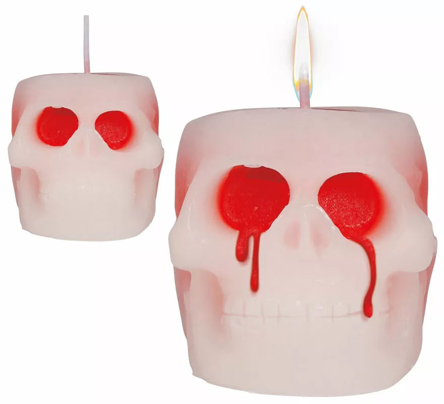 Translation missing: es.Vela de Calavera con Sangre de 6 cm