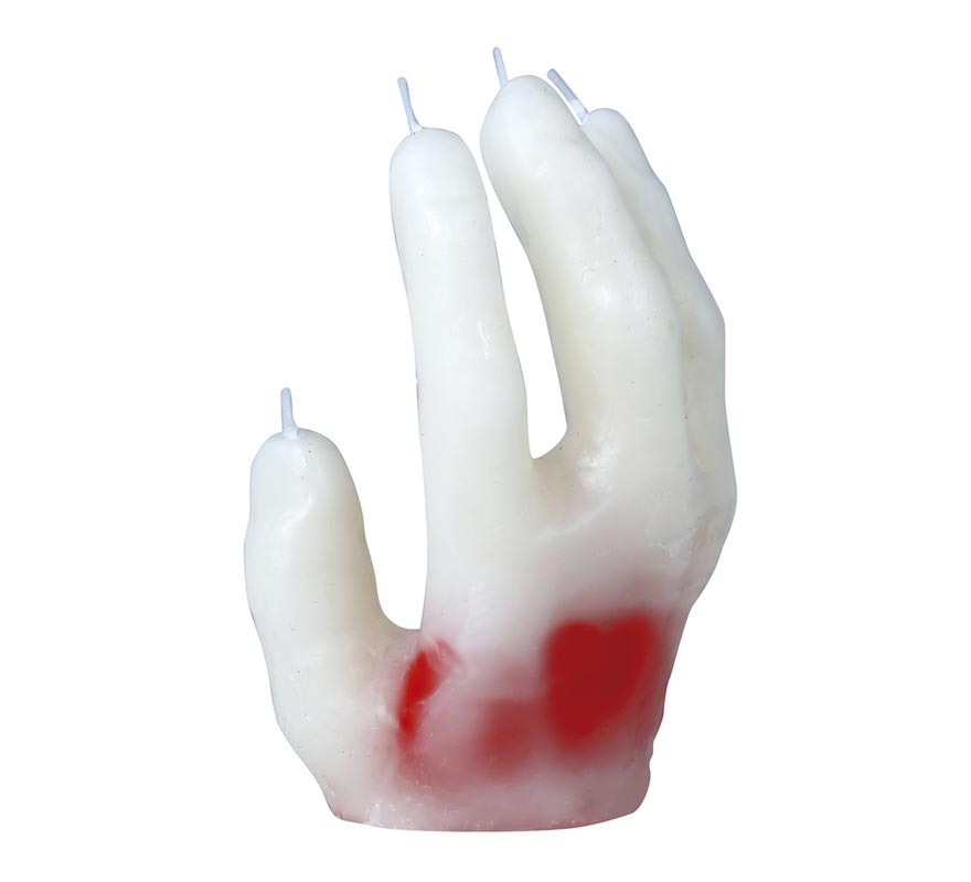 Vela de Mano con Sangre de 14x5 cm
