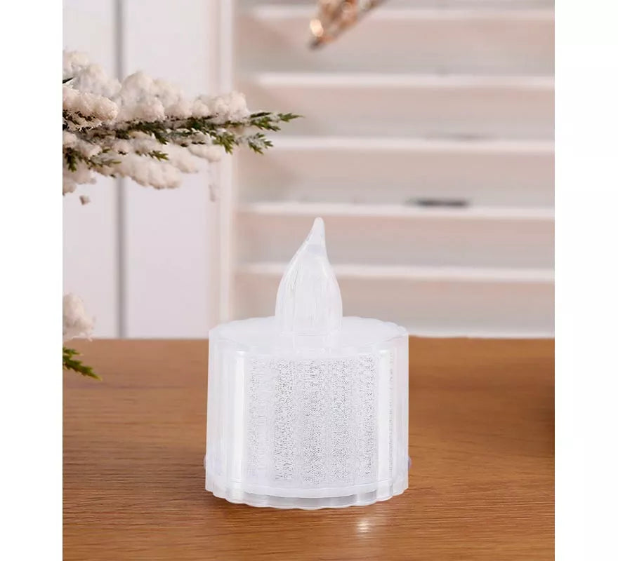 Translation missing: es.Vela de Te Fantasía blanca de 5 cm