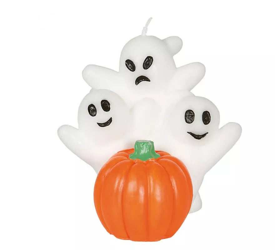 Translation missing: es.Vela Fantasmas con Calabaza 10 cm
