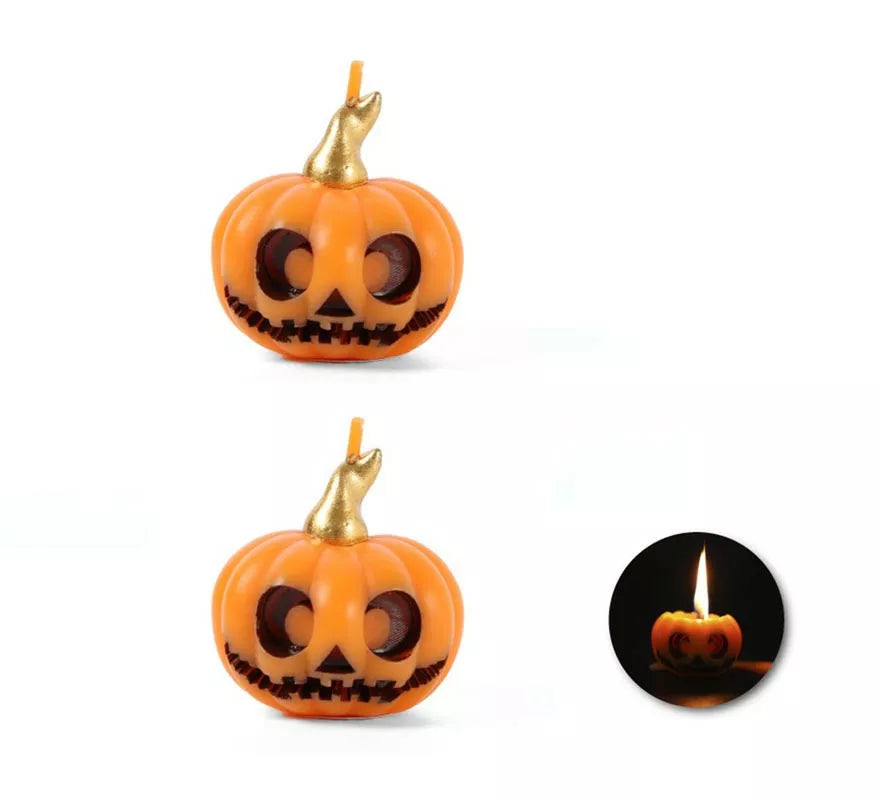 Translation missing: es.Vela Forma Calabaza clásica de 4,5x4,5x5 cm