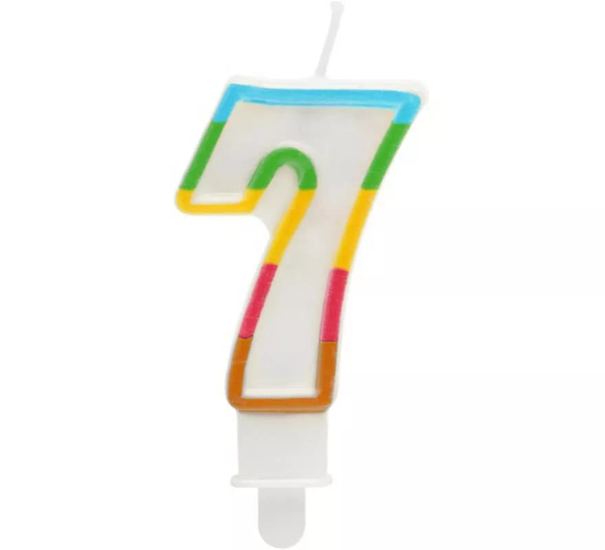 Translation missing: es.Vela Nº 7 con Multicolor