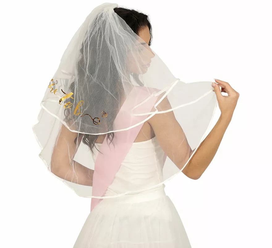 Translation missing: es.Velo de Novia Bride To Be de 70 cm